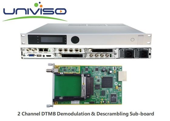 MPEG - 2 DVBS Professional HD Receiver Convert RF Signals Into Audio Video